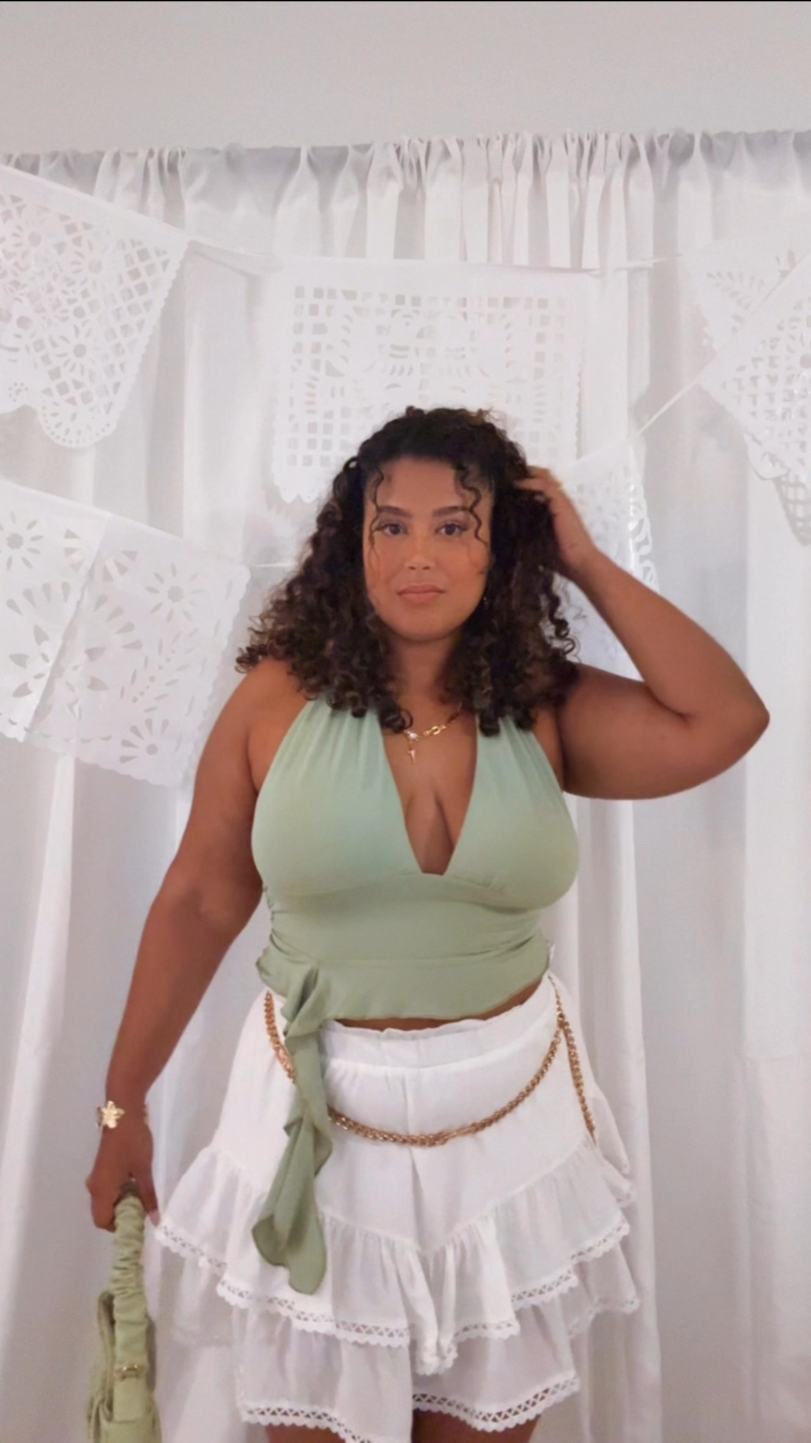 Summer Halter Top and Mini Skort 