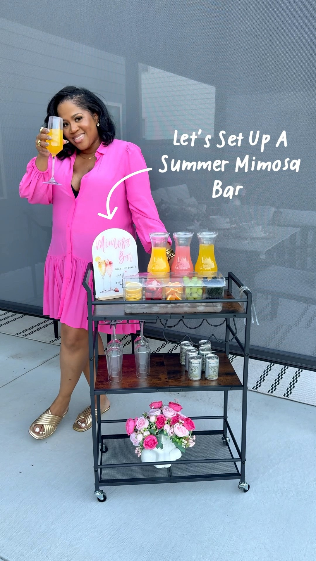 Details from my summer mimosa bar cart. The cart is small for like an intimate party but also tagged a larger style cart more suited for outdoors.

#LTKdayinmylife #LTKHome #LTKSeasonal