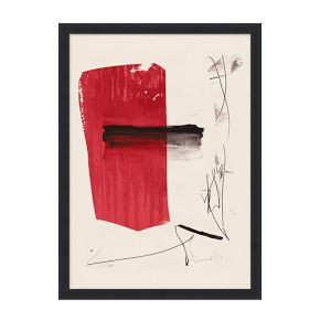 Patch of Red Wall Art | West Elm (US)