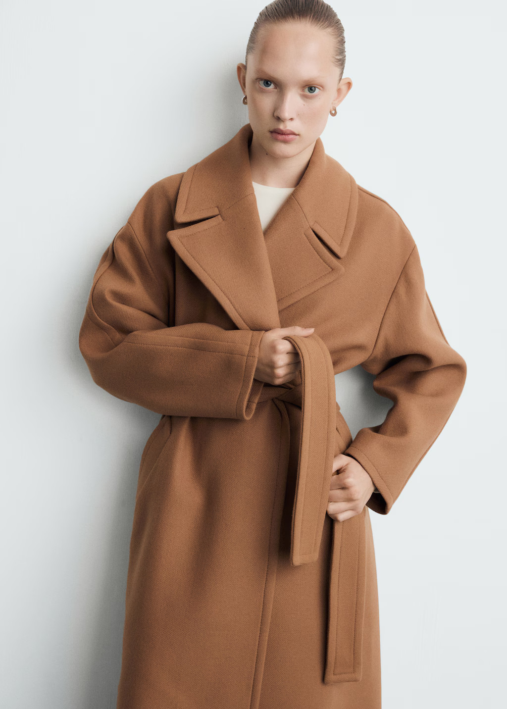 Manteco wool coat with belt | Mango (US/MX/AU)