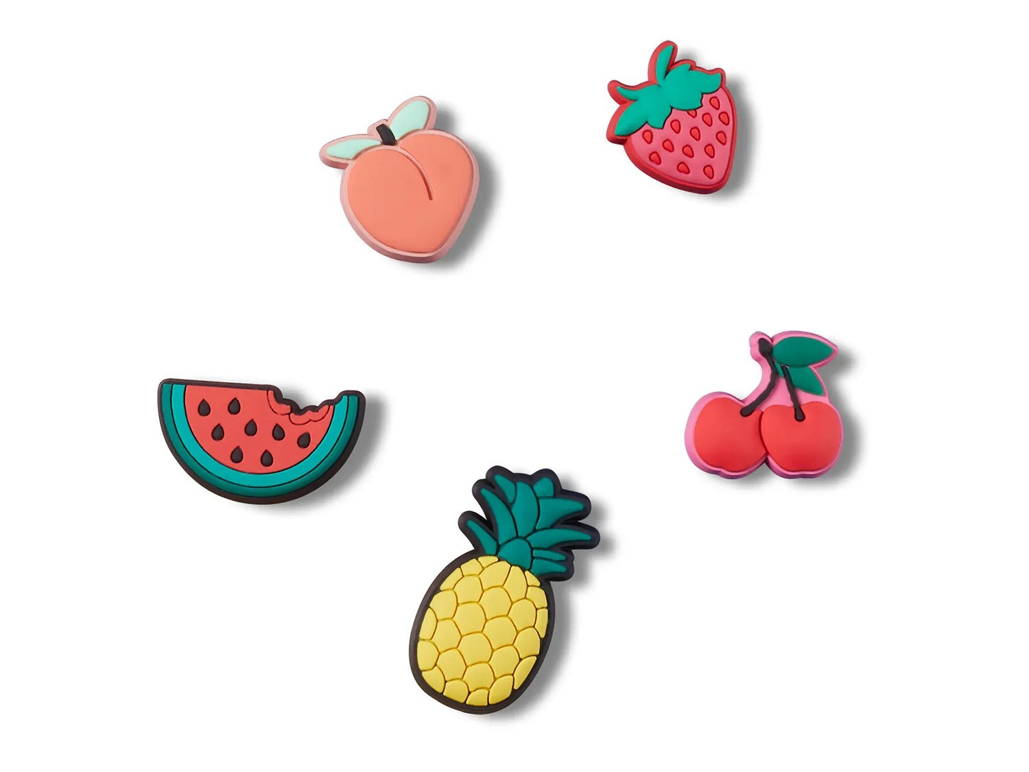 Crocs Fav Fruits Jibbitz Set 5 Pack | Boys | Girl's | Multicolor | Size One Size | Small Accessories | DSW