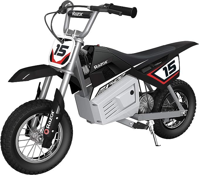 Razor MX400 Dirt Rocket Kids Ride On 24V Electric Toy Motocross Motorcycle Dirt Bike, Speed 14 MP... | Amazon (US)