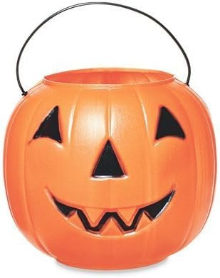 Halloween Pumpkin Jack O' Lantern Candy Bucket (Orange) | Amazon (US)