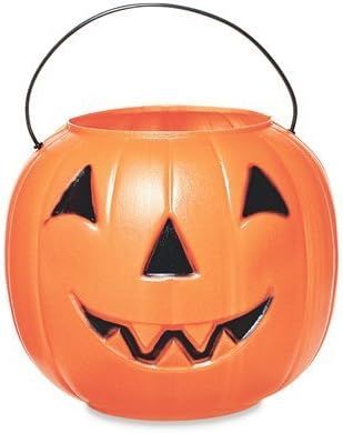 Halloween Pumpkin Jack O' Lantern Candy Bucket (Orange) | Amazon (US)