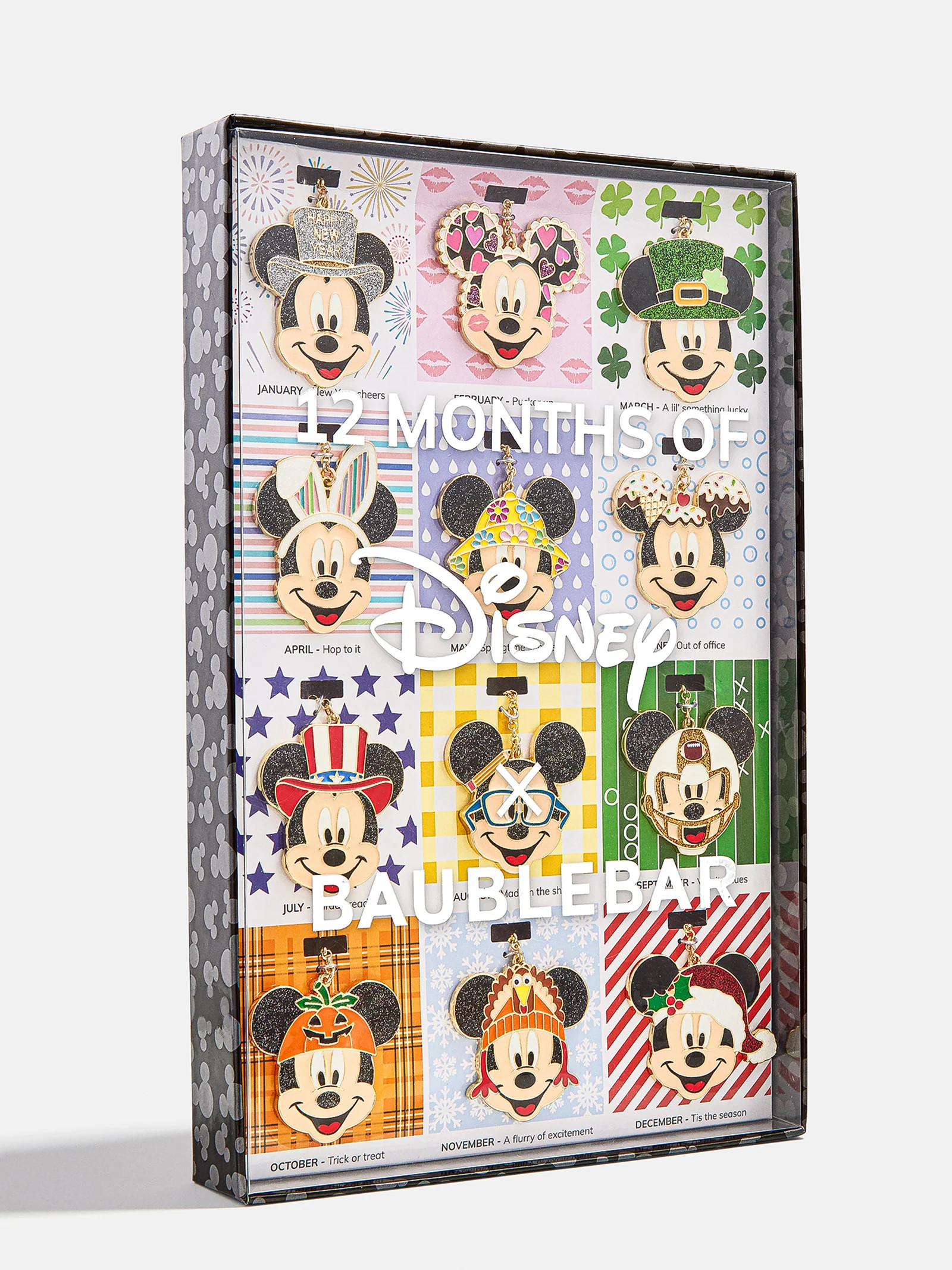 12 Months of Disney 2D Bag Charm Set - Multi | BaubleBar (US)