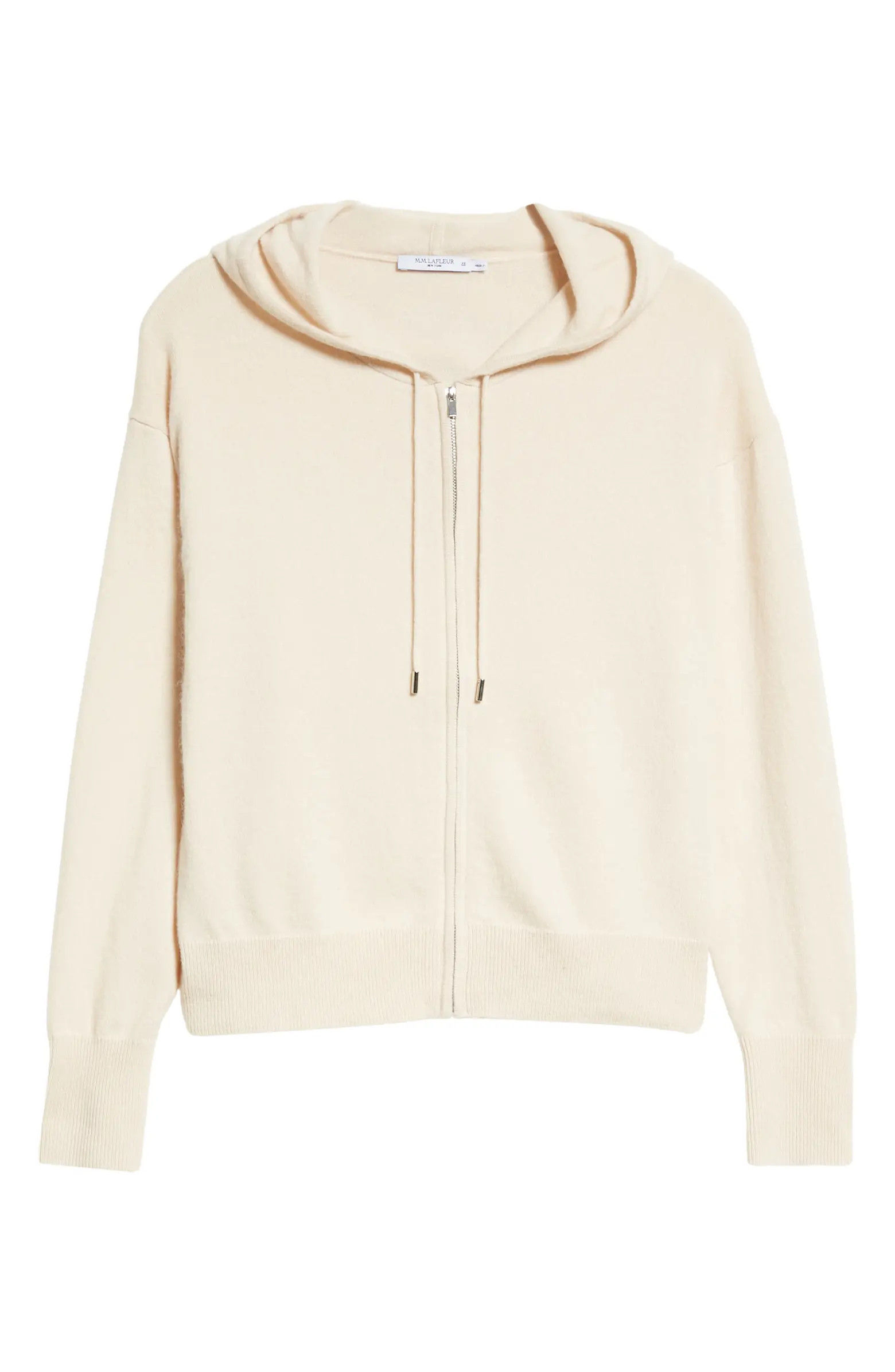 M.M.LaFleur Women's Judith Cashmere Zip-Up Hoodie | Nordstrom | Nordstrom