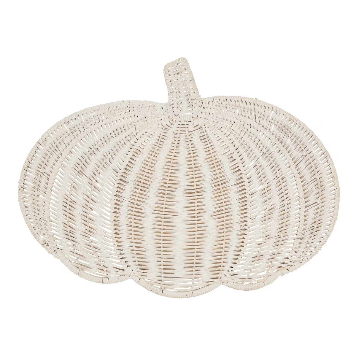 Saro Lifestyle Fall Harvest Rattan Pumpkin Placemat (Set of 4) | Target