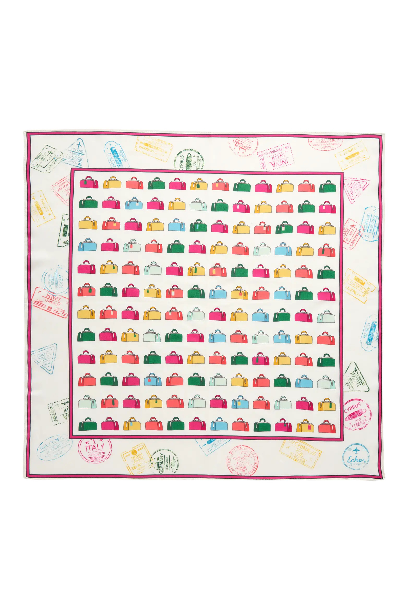 Luggage Silk Square Scarf (Women) | Nordstrom | Nordstrom
