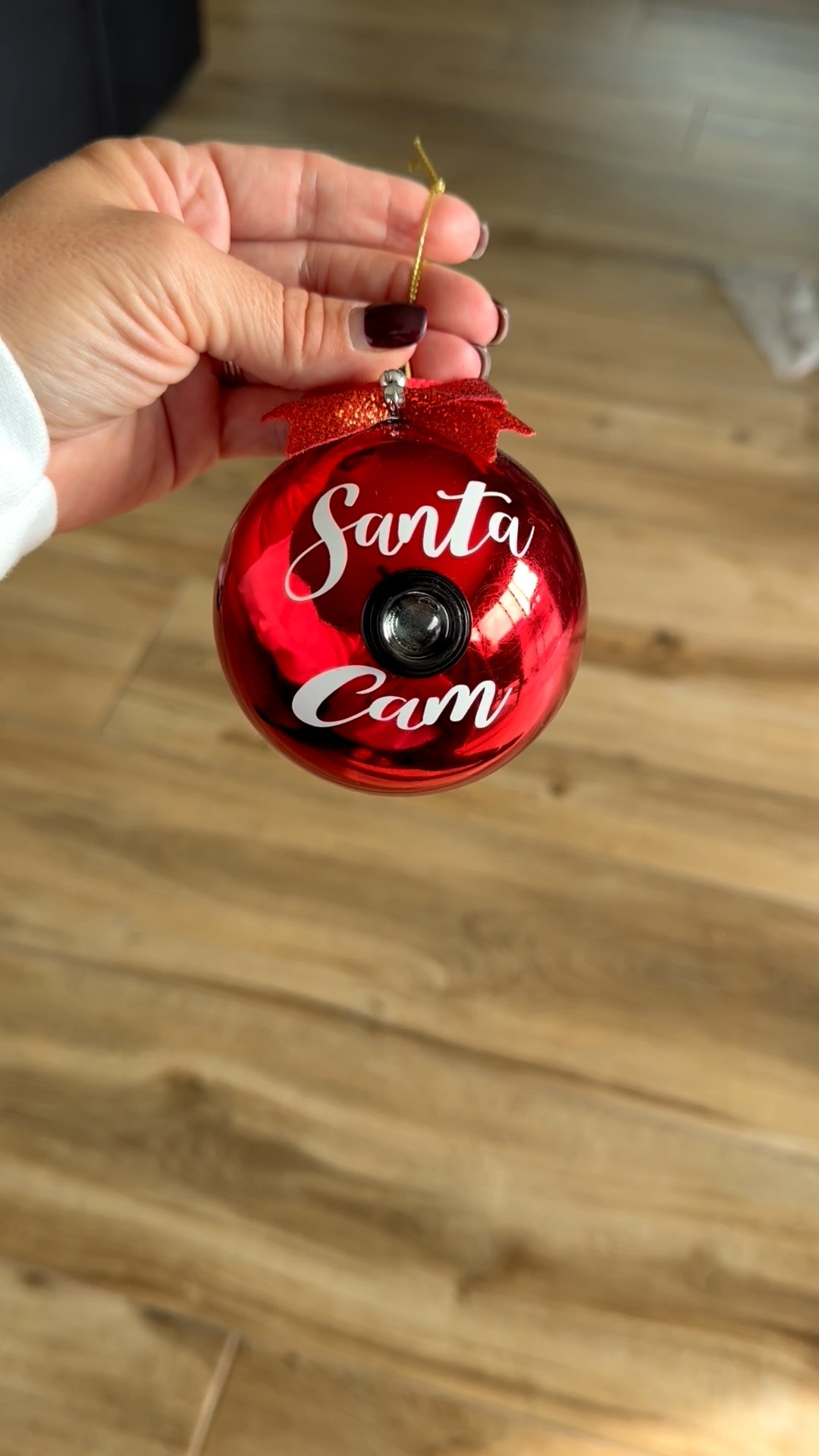 We don't elf on a shelf but we do hang up Santa Cams 

#LTKHoliday #LTKSeasonal #LTKmomlife