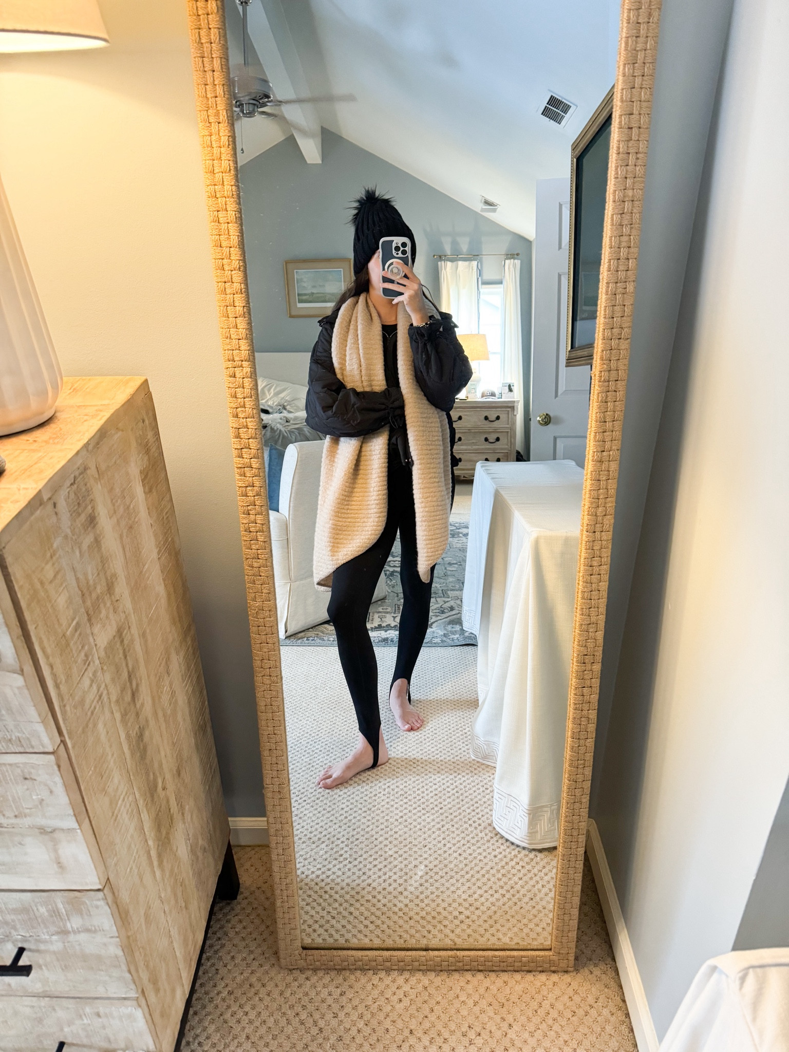 Love these stirrup leggings! Also got them in rose pink (more of a brown). TTS wearing a M

#LTKStyleTip #LTKFindsUnder100