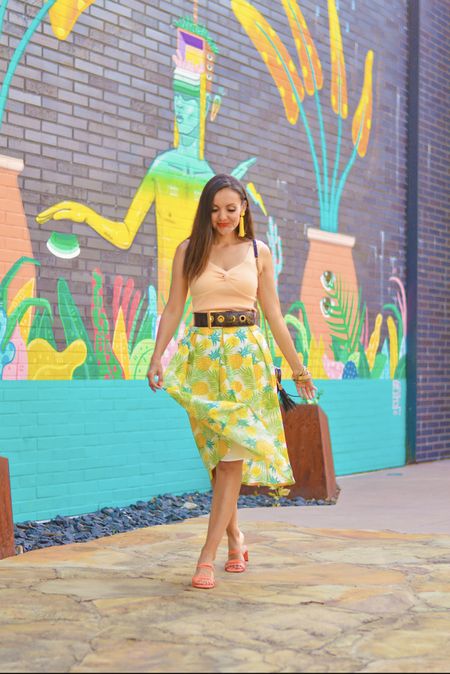 Hello Spring!! Love wearing brights, it just automatically makes my day better. Definitely a dose of dopamine. #springoutfiits #colorfulstyle 

#LTKSpringSale