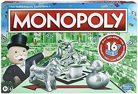 MONOPOLY Game, Family Board Game for 2 to 6 Players, Board Game for Kids Ages 8 and Up, Includes ... | Amazon (US)