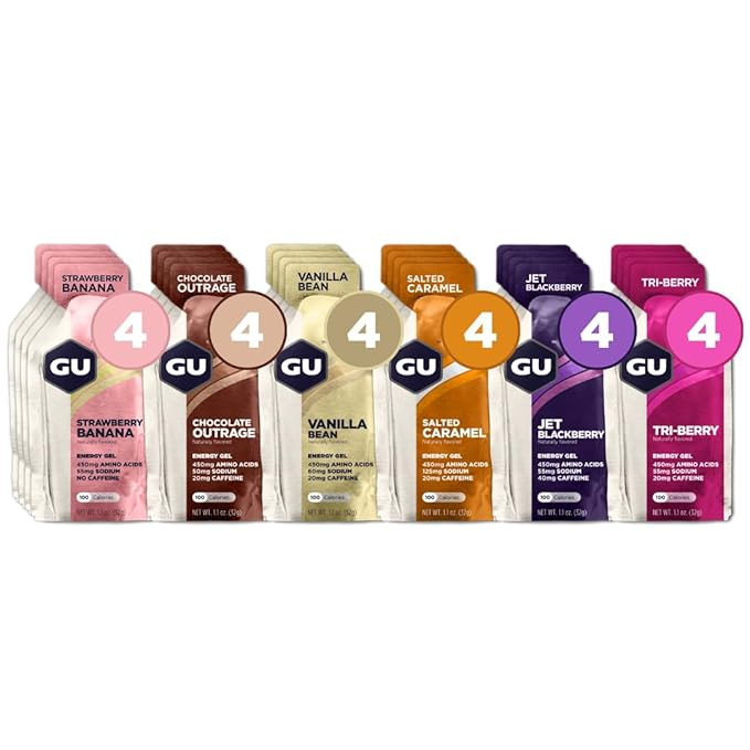 GU Energy Original Sports Nutrition Energy Gel, Vegan, Gluten-Free, Kosher, and Dairy-Free On-the... | Amazon (US)