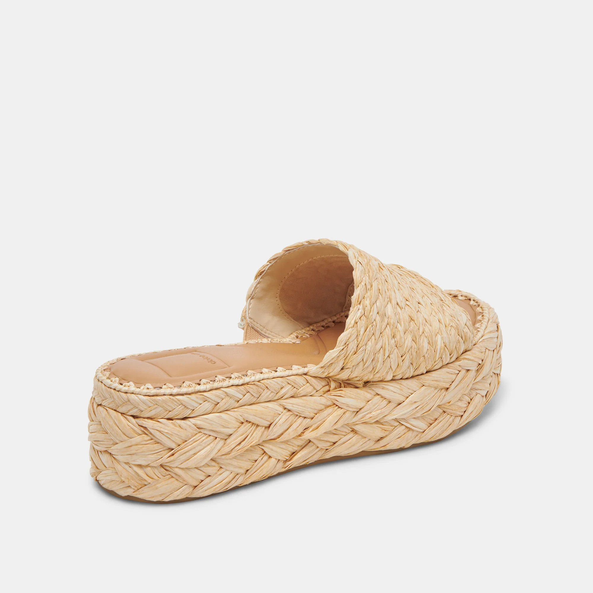Chavi Sandals in Lt. Natural Raffia - Dolce Vita Shoes | DolceVita.com