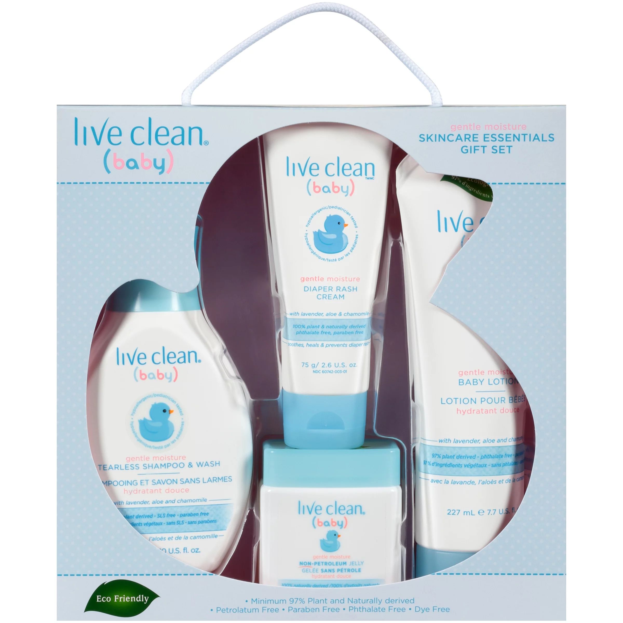 Live Clean Baby Gentle Moisture Skincare Essentials Gift Set, 4-Piece - Walmart.com | Walmart (US)