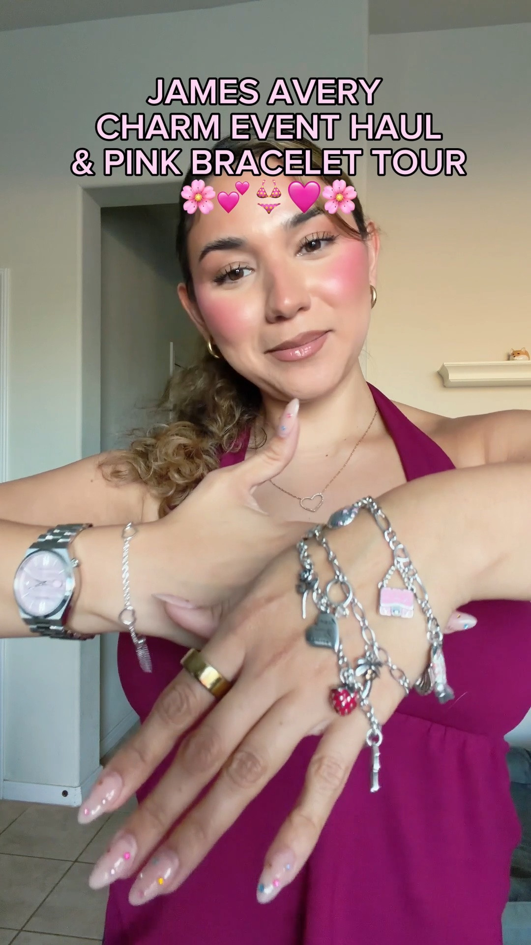 My PINK JAMES AVERY BRACELET TOUR 💕🩷🌸🐷

#LTKootd #LTKvlog #LTKSaleAlert