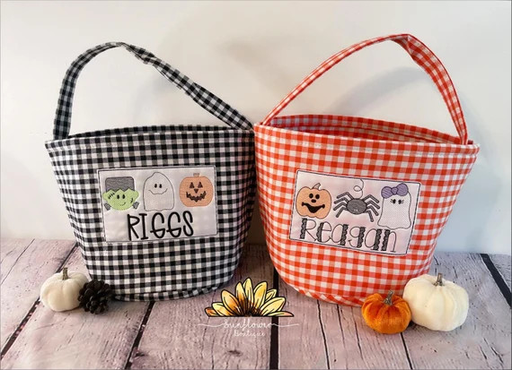 Halloween Baskets/ Halloween Buckets/ Trio Halloween Sketch/ - Etsy | Etsy (US)