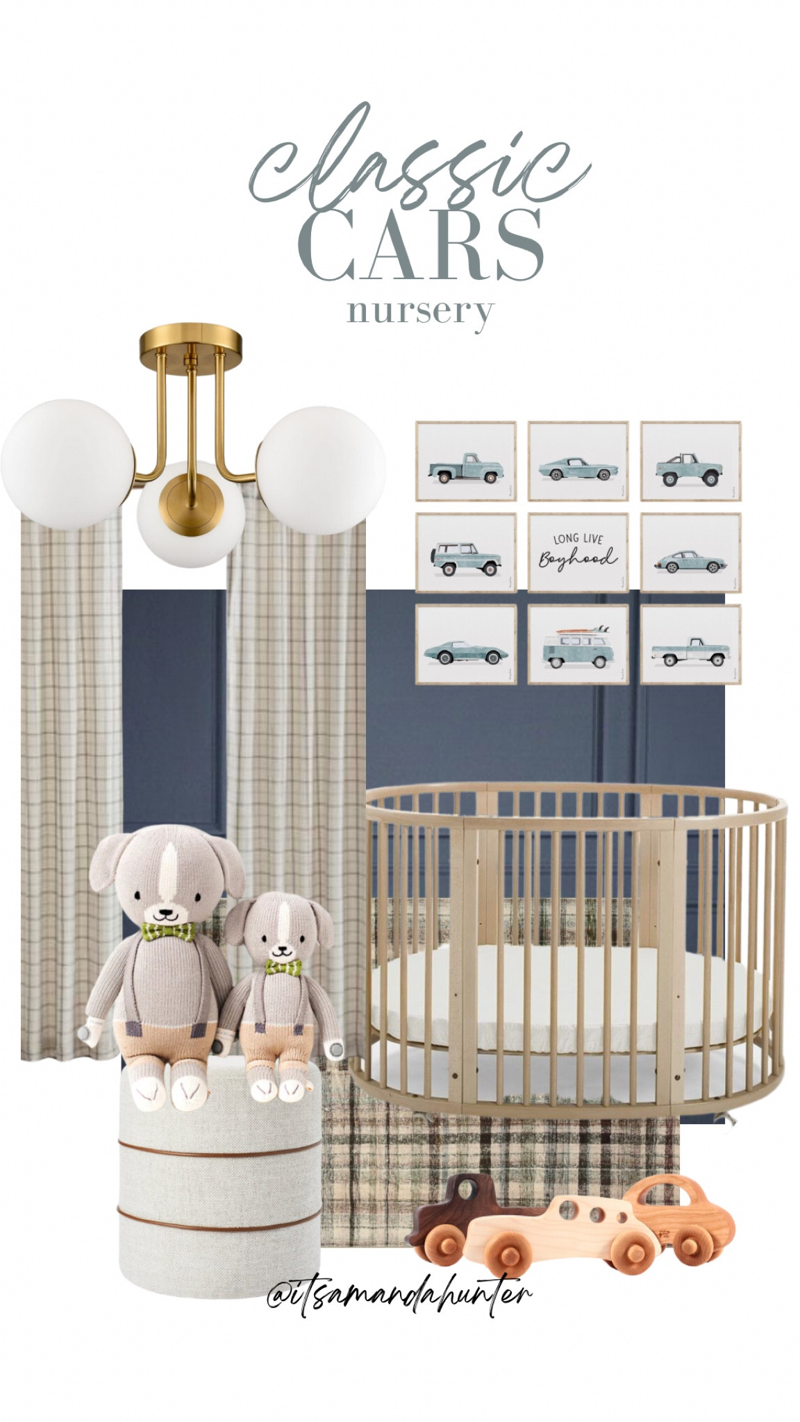 Boys nursery
Classic car
Blue boys nursery 
Classic modern
Boys bedroom inspo

#LTKhome #LTKbaby #LTKxTarget