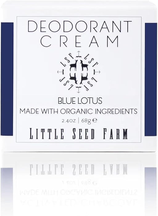 Little Seed Farm All Natural Deodorant Cream - Blue Lotus - Aluminum Free Deodorant for Women or ... | Amazon (US)