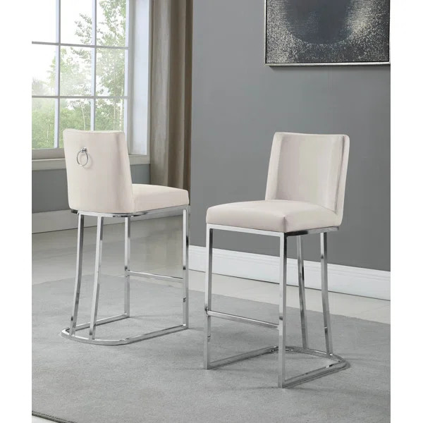 Whitley Upholstered Bar & Counter Stool (Set of 2) | Wayfair North America