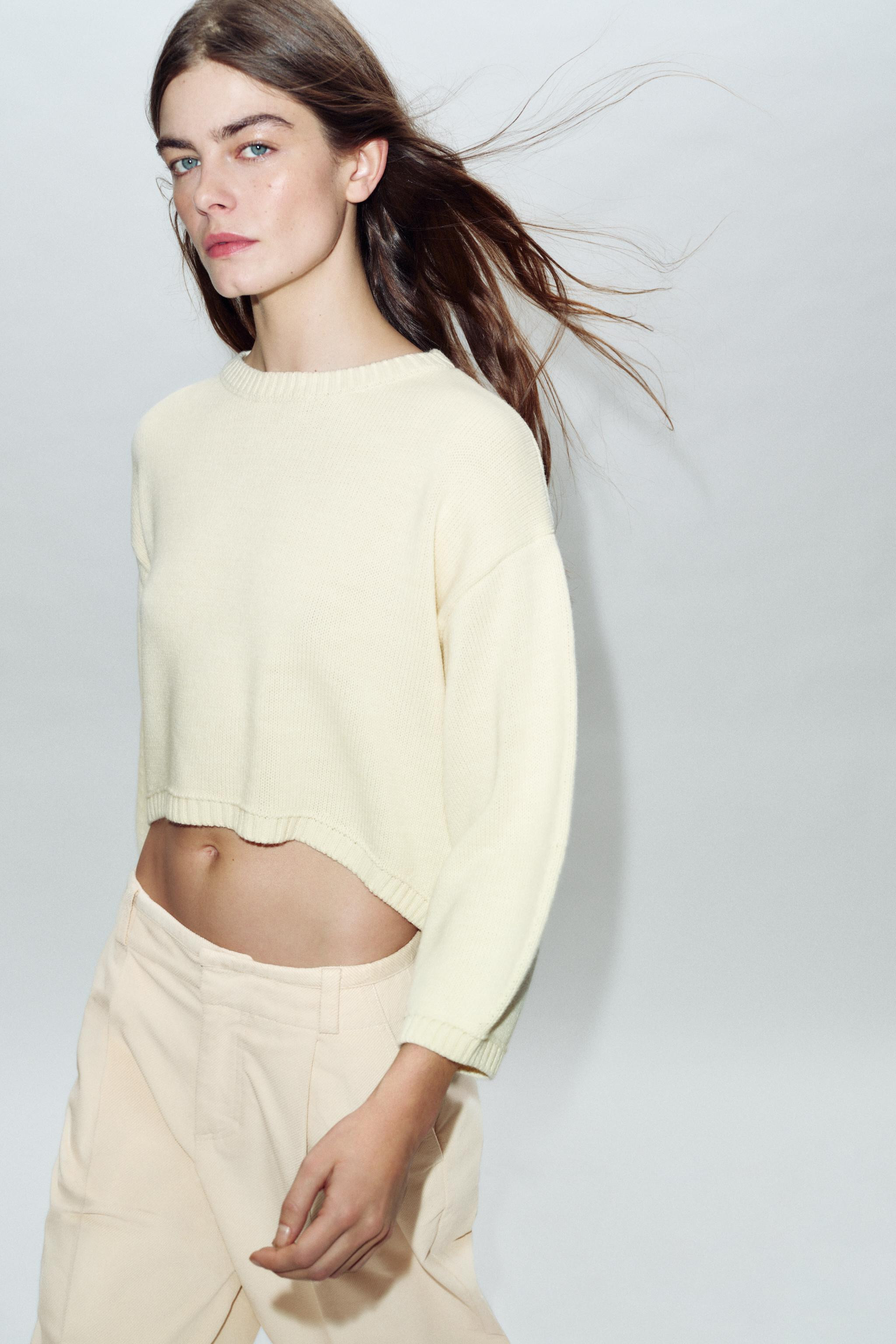 SHORT KNIT JUMPER | Zara US