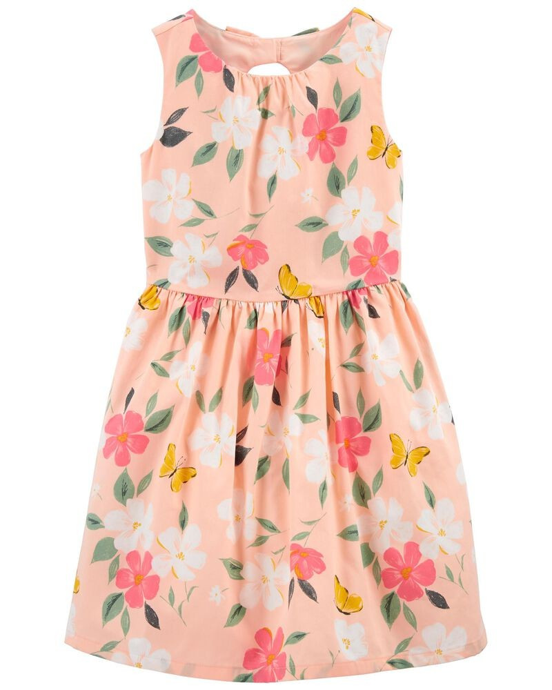 Butterfly Sateen Dress | Carter's