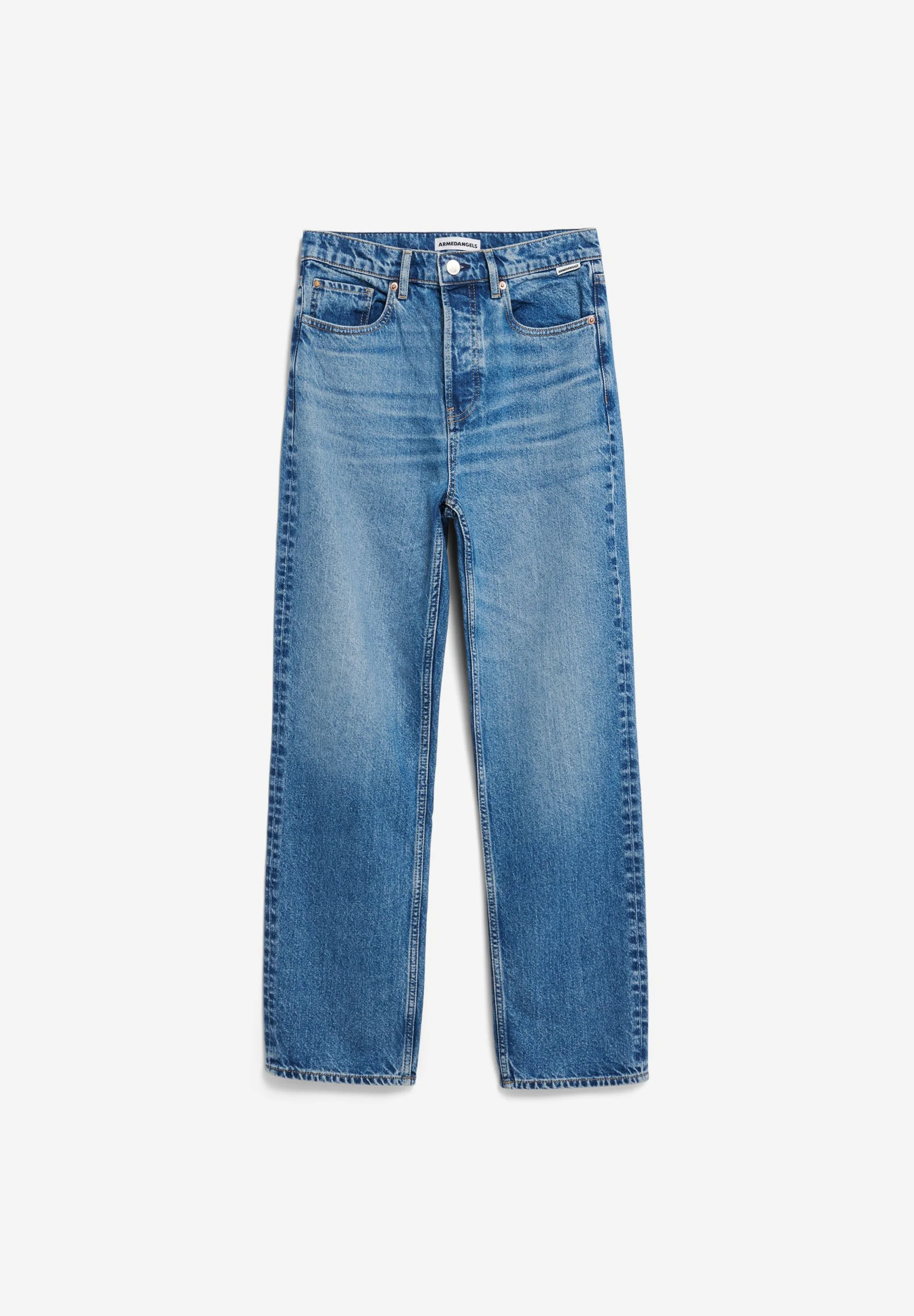"AAIKALA Straight Jeans High Waist recycelte Baumwolle" | ArmedAngels (DE)