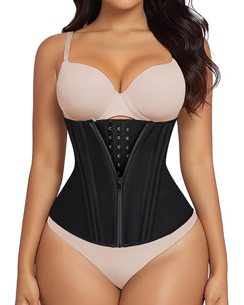 SHAPELLX Tummy Control Shapewear Faja Colombianas Side Zipper Body Shaper Plus Size Postpartum Bo... | Amazon (US)