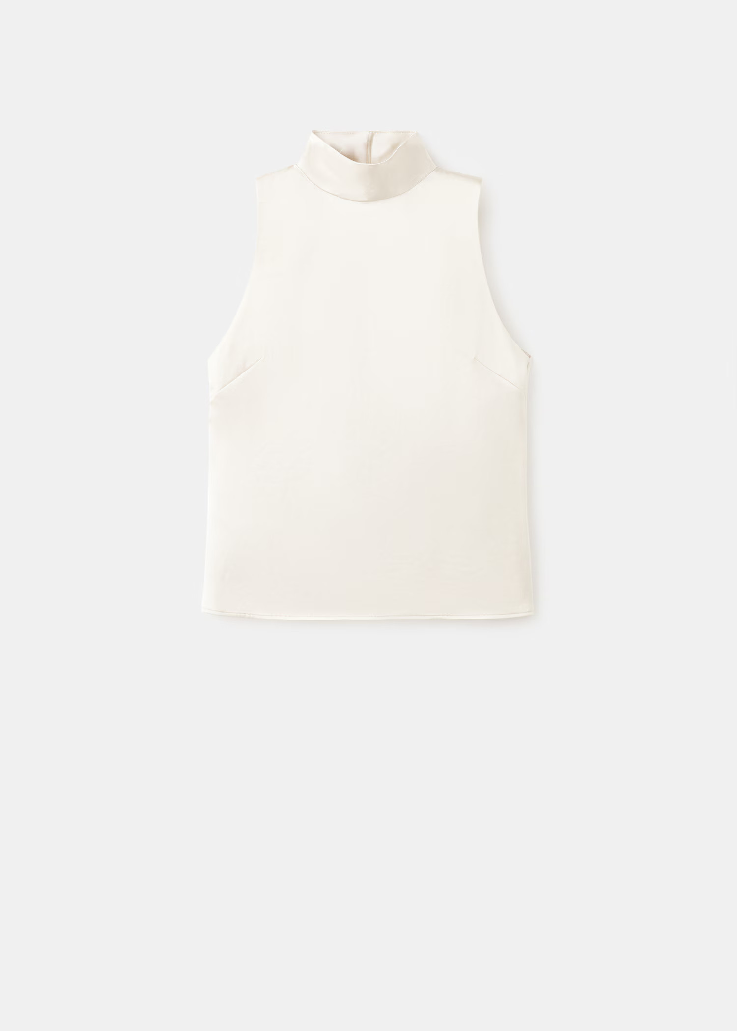 High collar satin blouse | Mango (US/MX/AU)