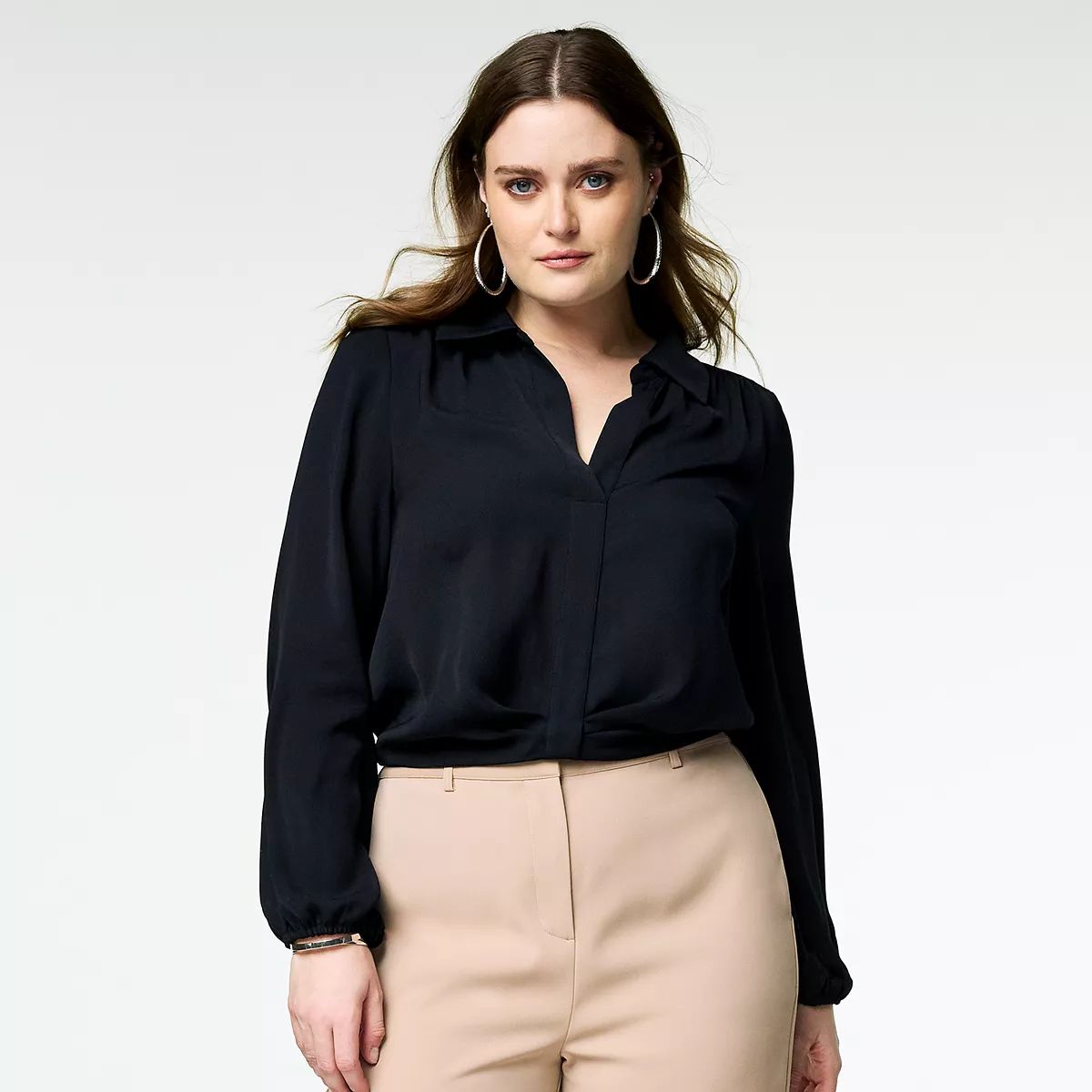 Women's INTEMPO Twist-Front Crop Shirt | Kohl's