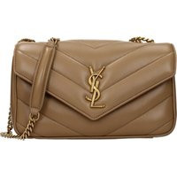 Saint Laurent Women's Loulou Shoulder Bag Brown/Light Tan Leather | Balardi (US & Canada)