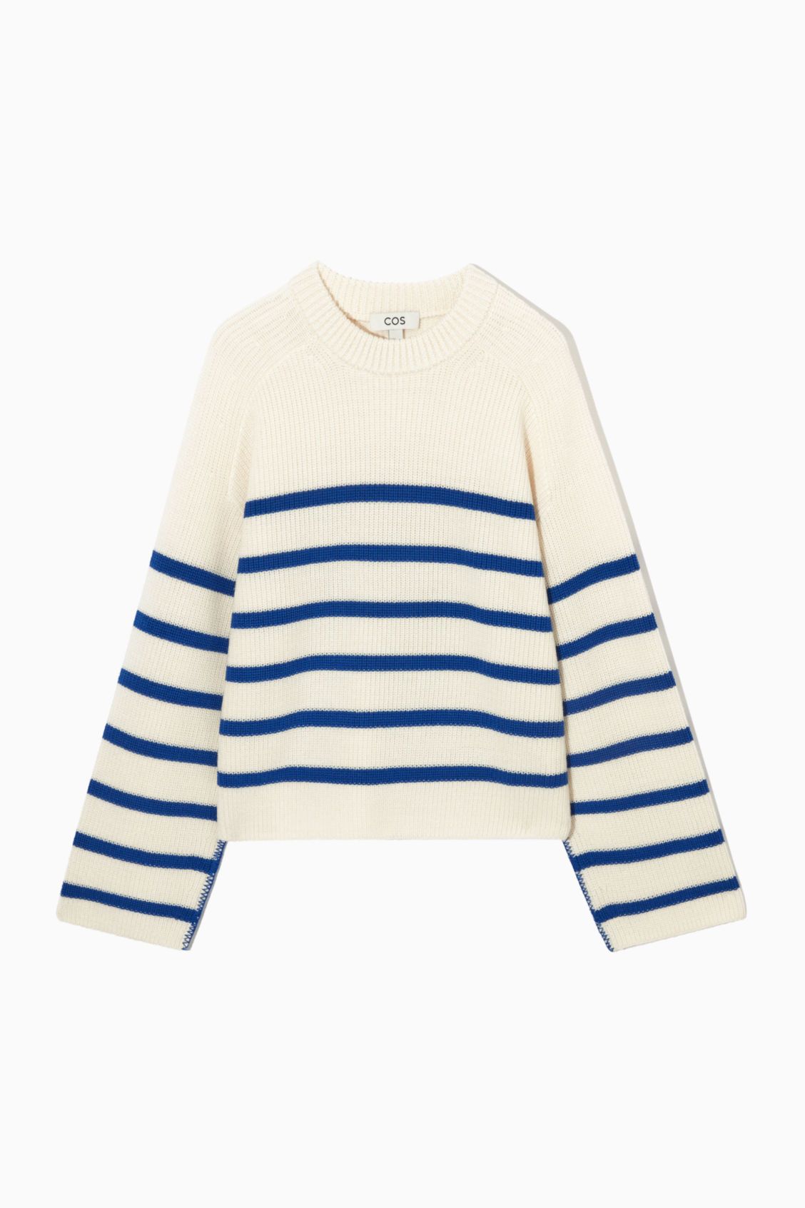 HEAVYWEIGHT STRIPED KNITTED JUMPER | COS UK