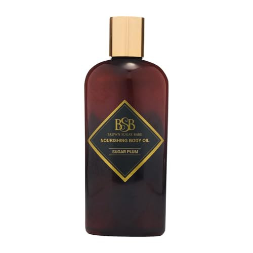 Brown Sugar Babe Sugar Plum Body Oil, Nourishing Scented Oil for Women with Maple and Raspberry Perfume Oils, Skin Care, Paraben Free, Perfume Body-Oil, Made in USA | Amazon (US)