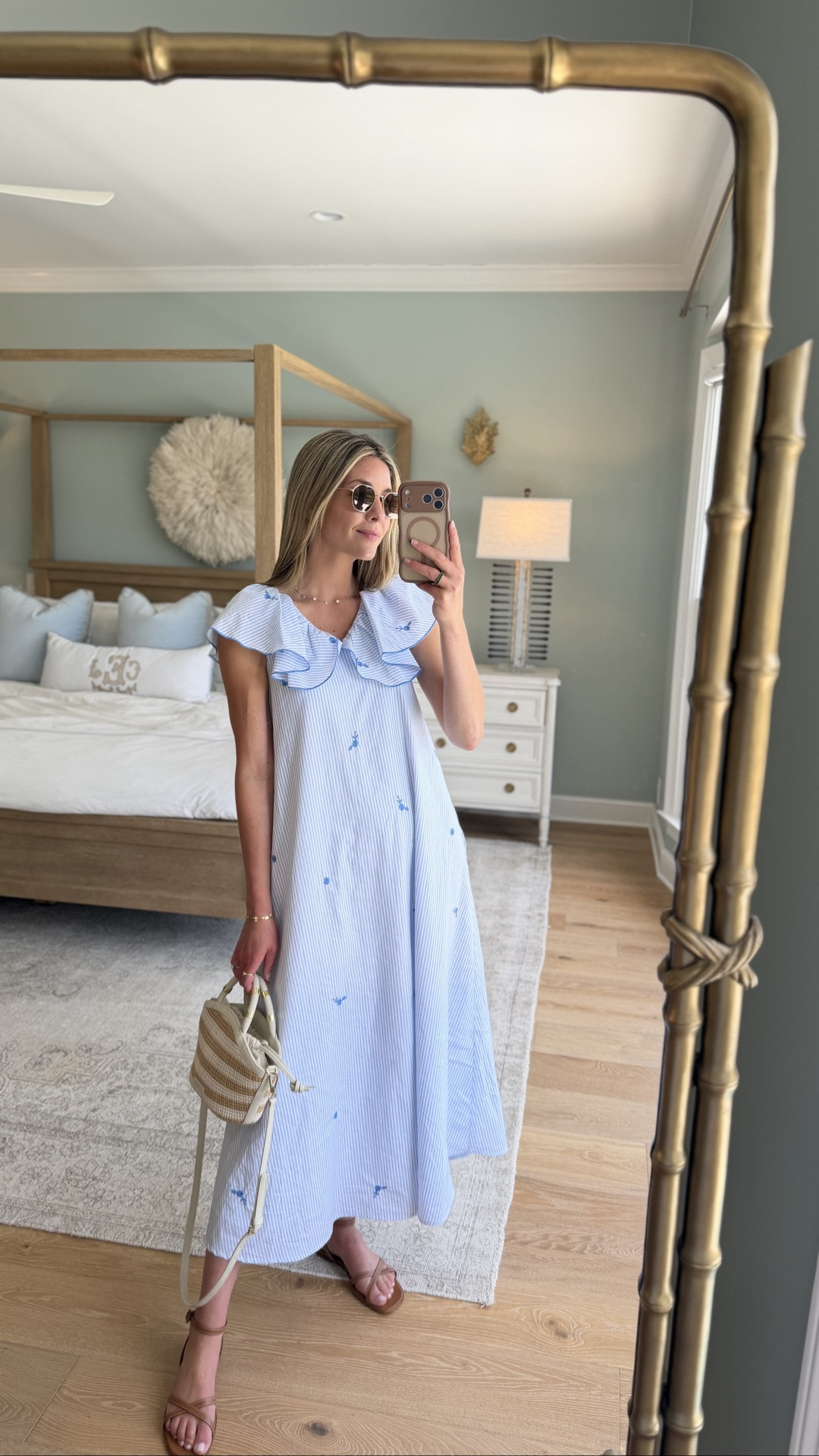 this stunning dress from the @Fanm Mon x lauren neff collection is a must have for summer! i cant get enough of the ruffle detail. so easy to throw on with sandals. wearing an xs!

my mini raffia tote isn’t linkable, but is part of my collection with j.lowery!

#LTKSeasonal #LTKootd