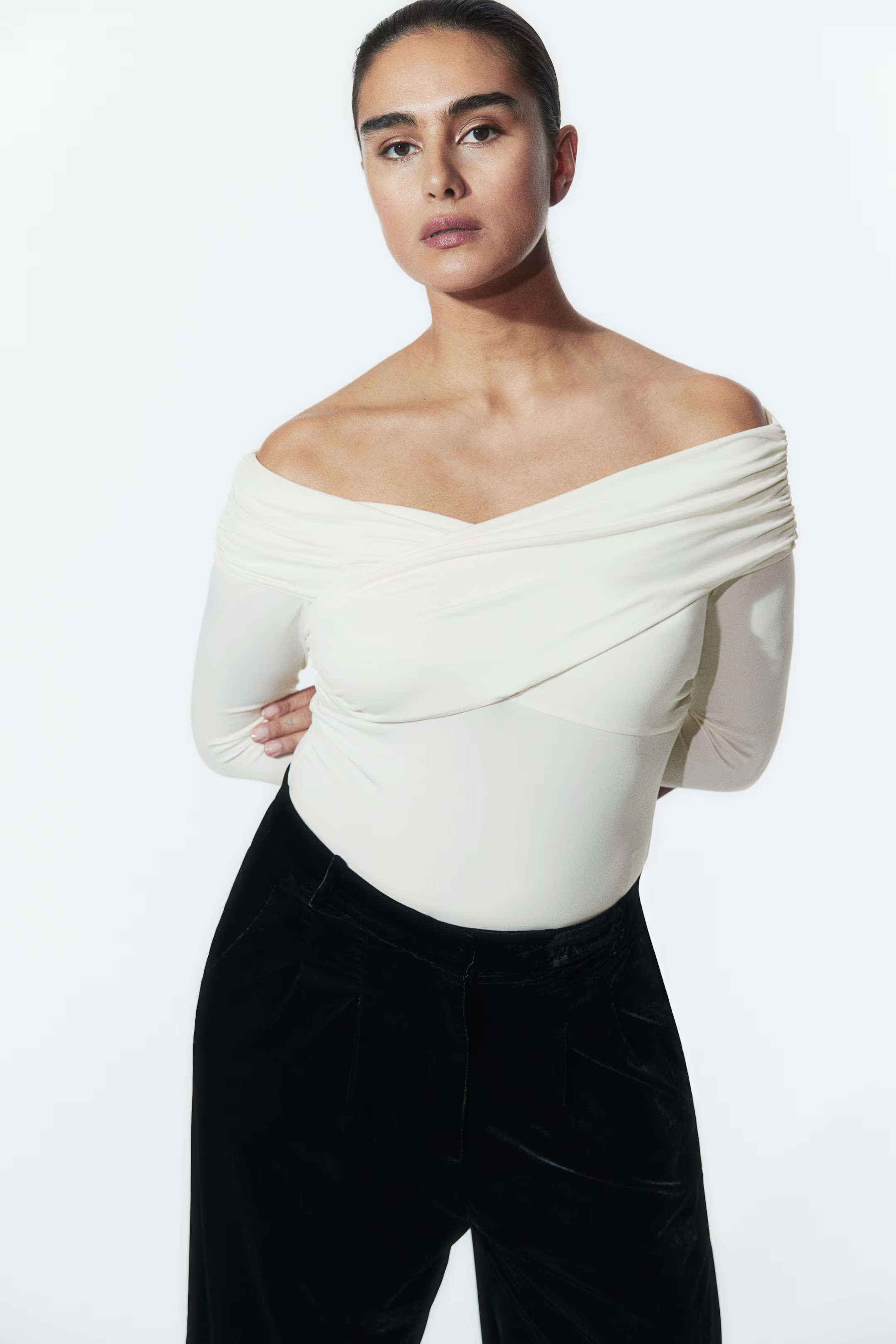 Draped Thong Bodysuit | H&M (US + CA)