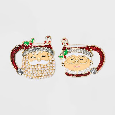 SUGARFIX by BaubleBar "Merry Mugs" Statement Earrings | Target