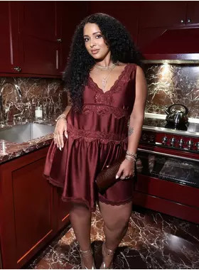 Festi Lace Detail Mini Dress | Torrid (US & Canada)