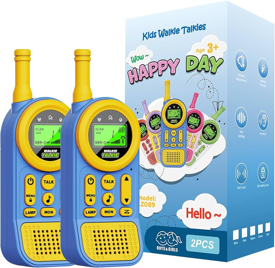 Walkie Talkies for Kids Toys: Toys for 3-12 Year Old Boys Girls - 22 Channels 2 Way Radio Toy wit... | Amazon (US)