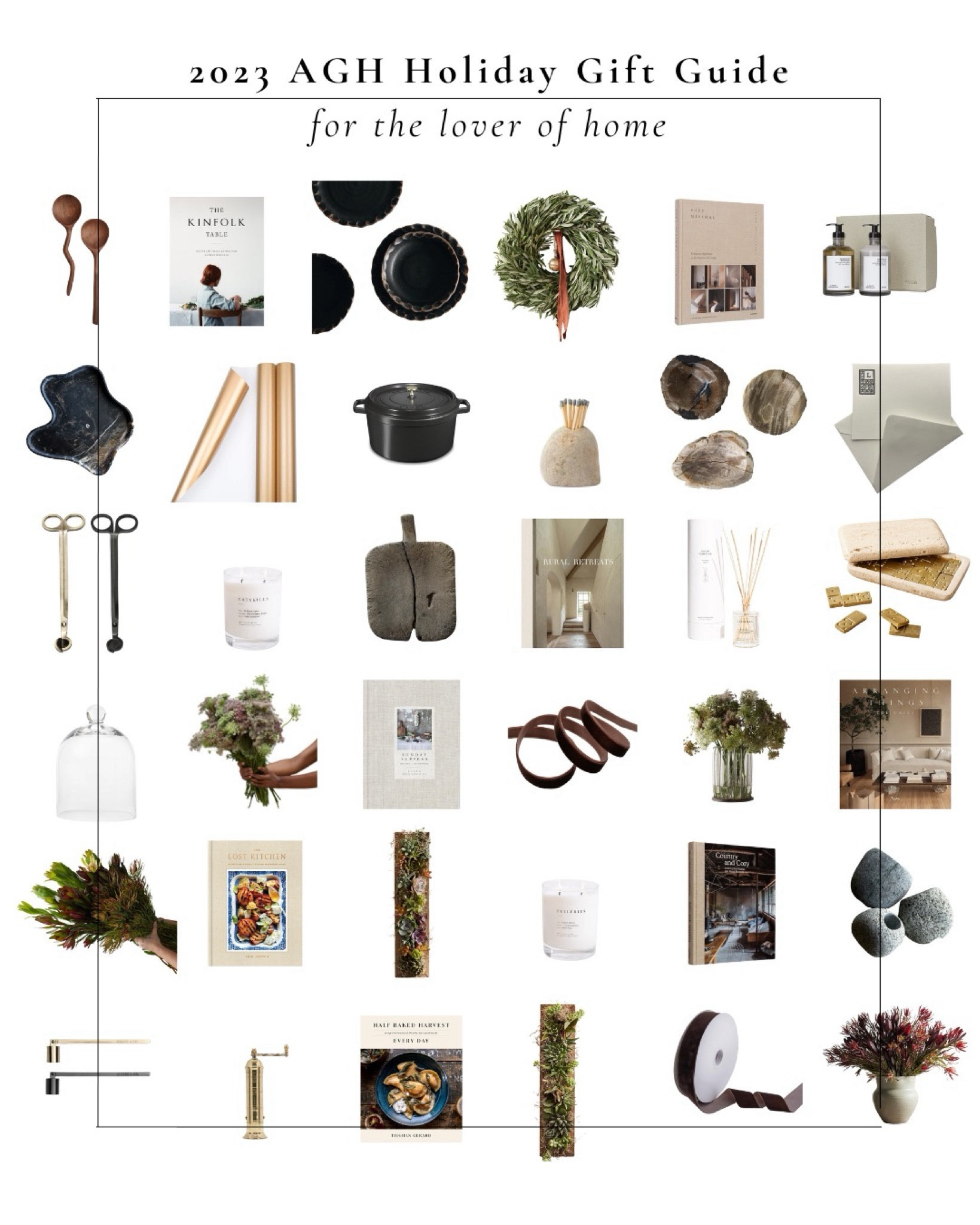 2023 AGH Holiday Gift Guide: Part One 🤍 florals/greenery & room fragrance