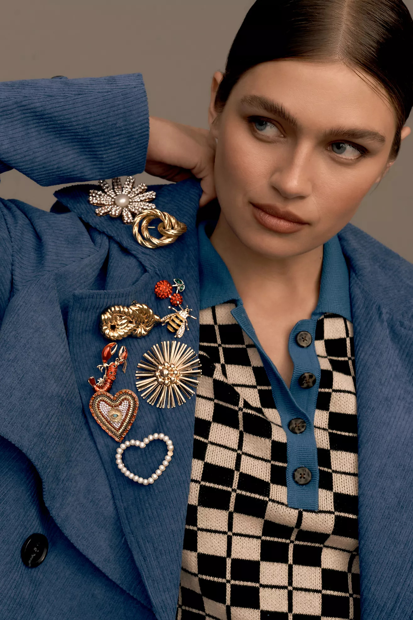 The Restored Vintage Collection: Spoke Flower Brooch | Anthropologie (US)