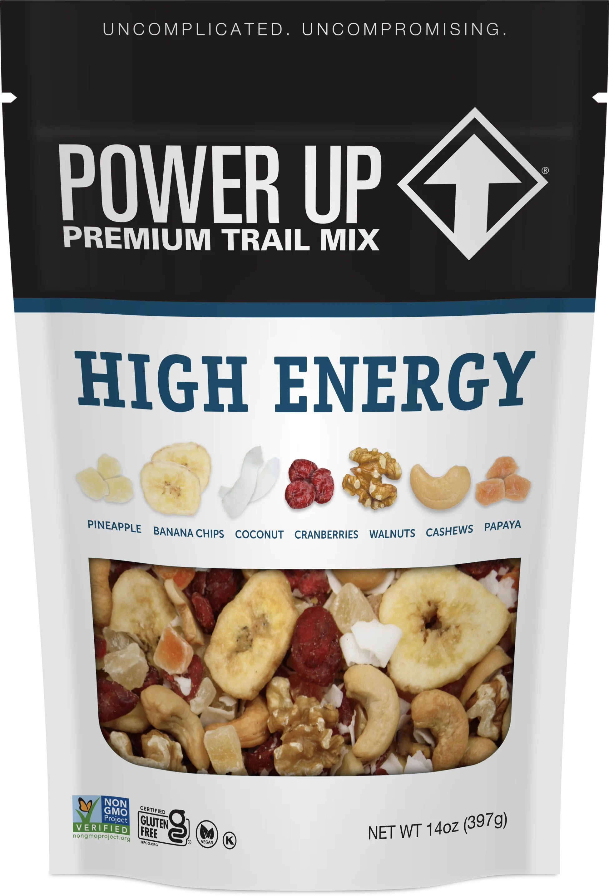 Power Up High Energy Trail Mix 14 oz, Gluten Free, Vegan, Non-GMO | Walmart (US)