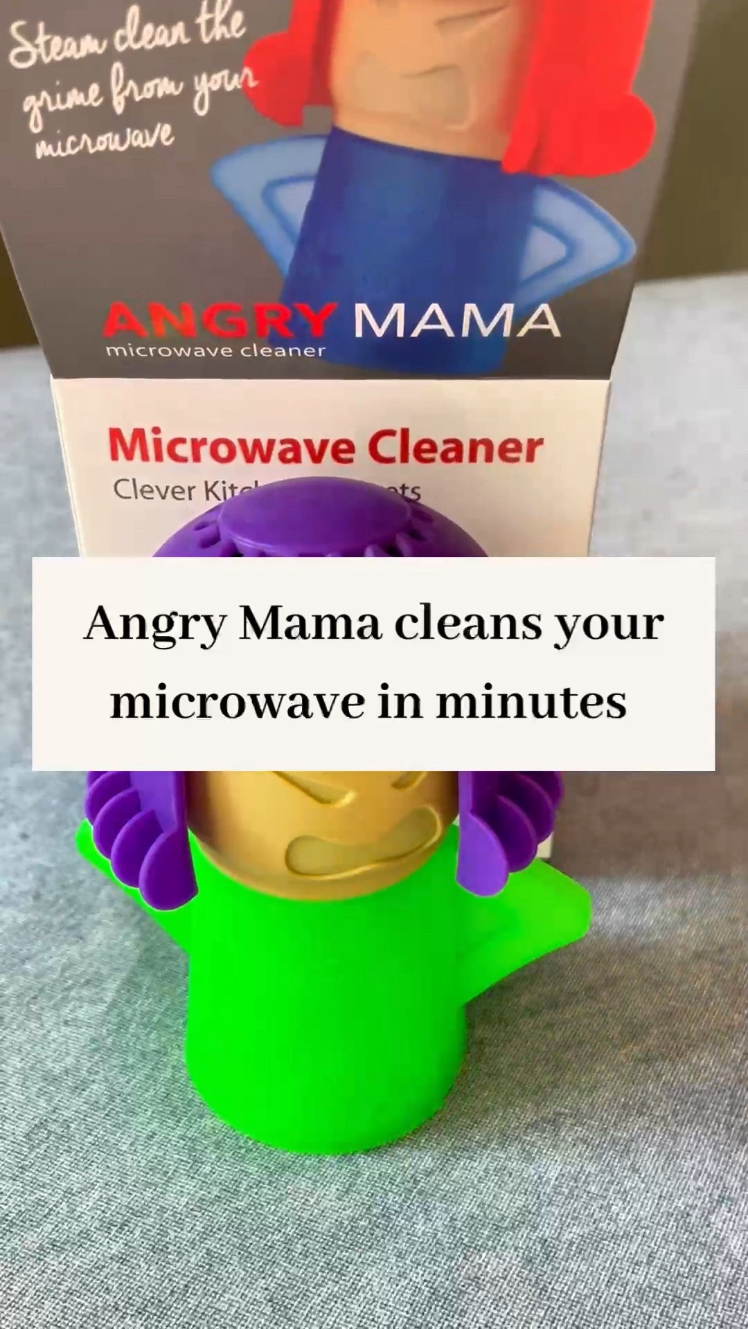 This clever Angry Mama kitchen gadget cleans your microwave in just a few minutes with the power of vinegar, water, and steam.

Just fill with your vinegar solution and pop it into the microwave for 5 minutes. When time is up, wipe down the top and sides of your microwave with a cloth to remove all kinds of grease and gunk.


#LTKVideo #LTKhome #LTKfindsunder50
