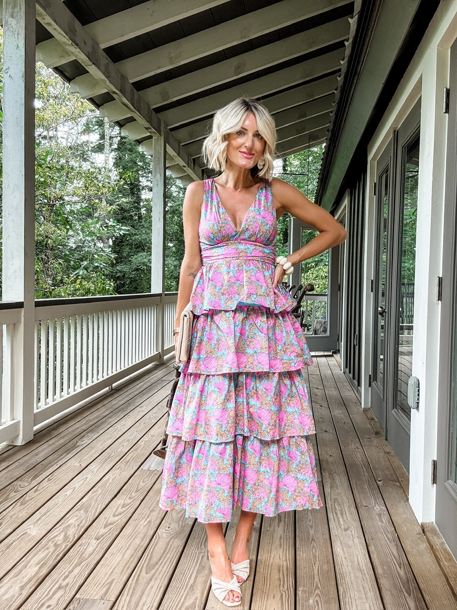 Loving the tiered ruffle detail! Wearing an XS! 

Loverly Grey, wedding guest dresses, cocktail dresss

#LTKWedding #LTKStyleTip