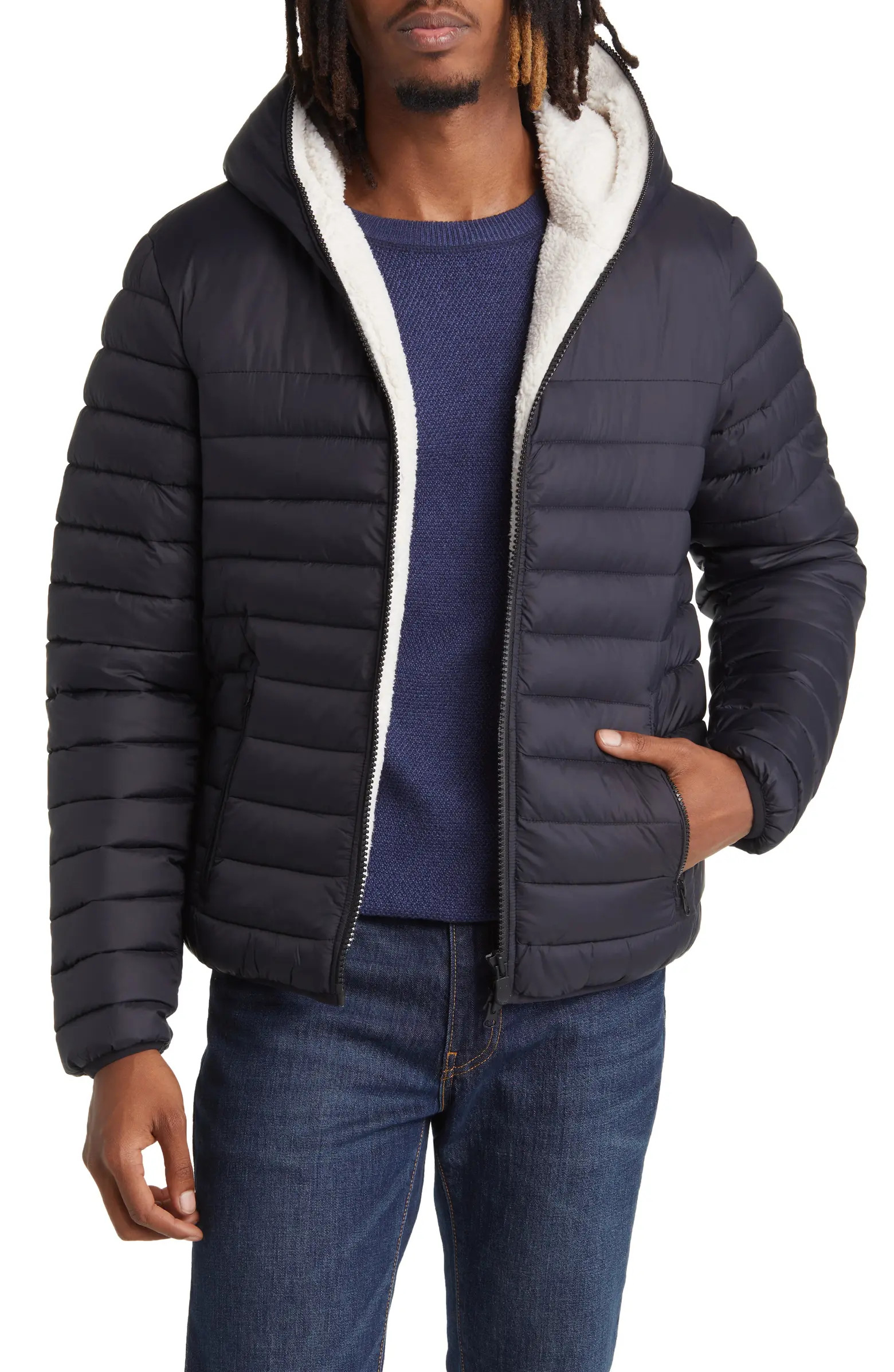 Save The Duck Morus Water Resistant Hooded Puffer Jacket | Nordstrom | Nordstrom