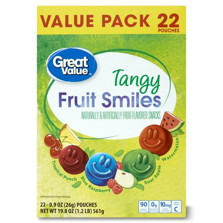 Great Value Tangy 22ct Fruit Snack | Walmart (US)