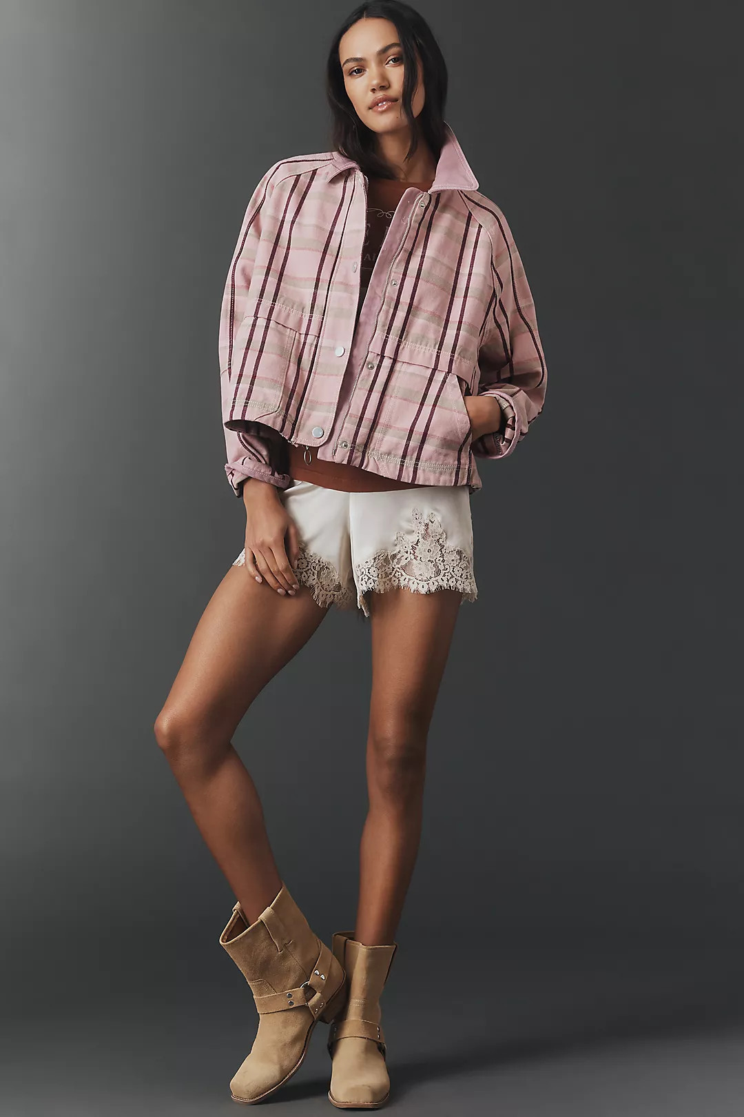 The Lexie Cropped Workwear Jacket by Pilcro | Anthropologie (US)