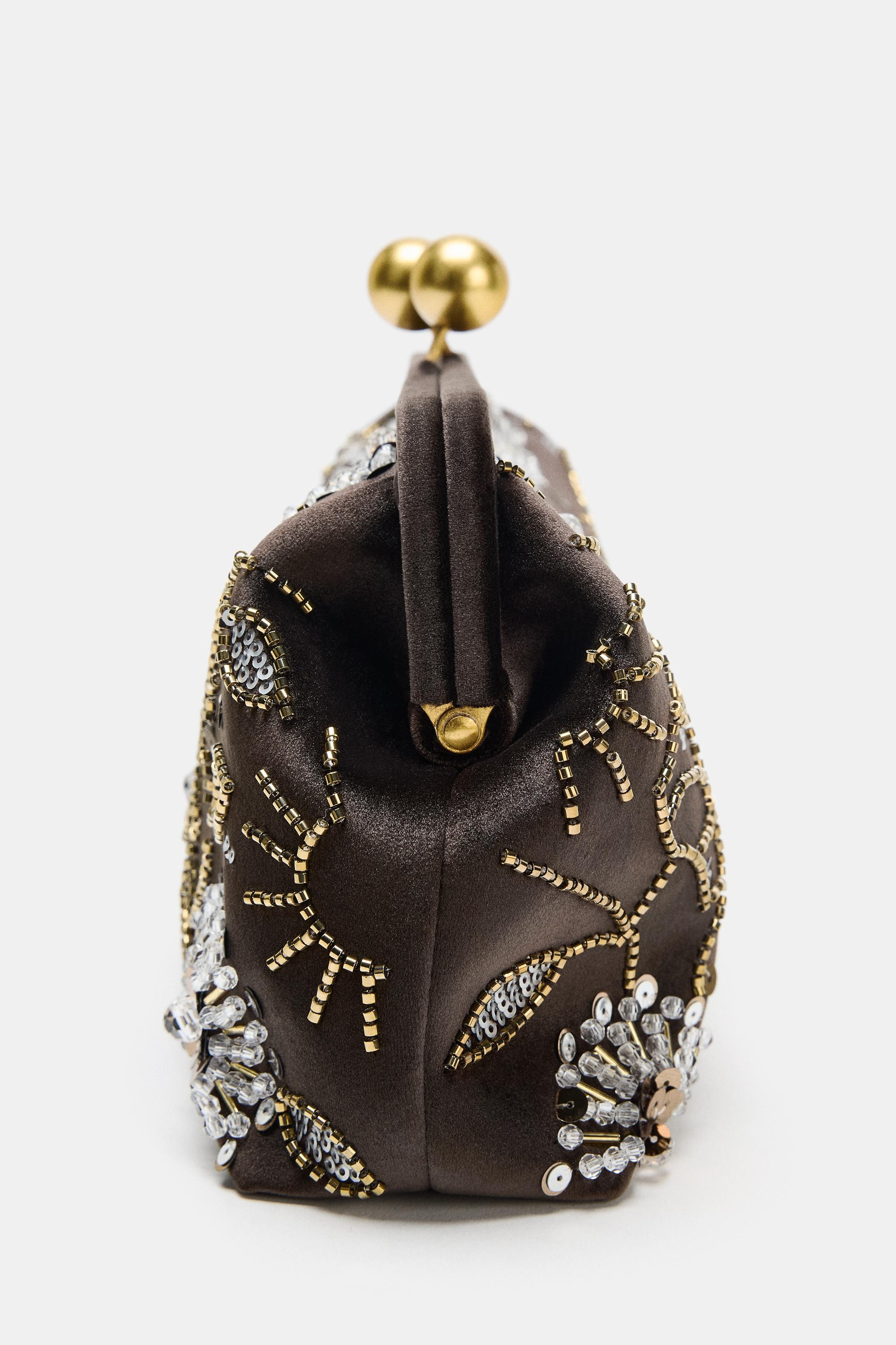 APPLIQUÉ CLUTCH BAG | Zara US