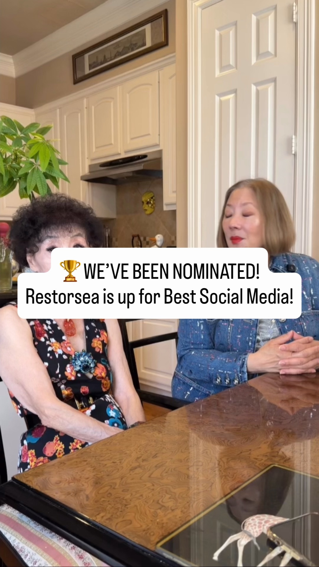 I’m so excited to share that Restorsea has been nominated for a Beauty Independent Beacon Award for Best Social Media! ❤️

What started with me, my iPhone and my 92-year-old mom, Joanne, has grown into an incredible community.

We share the real behind-the-scenes of Restorsea—from skincare science and product development to beauty, business, fashion, aging and everyday life together.

Thank YOU for watching, commenting, sharing and being part of our journey. This recognition means so much to us, and we couldn’t have done it without you.

Win or lose, we’ll keep showing up, being ourselves and bringing you along for the ride. 🏆❤️ #hereforthefierce

#LTKvlog #LTKstorytime #LTKBeauty
