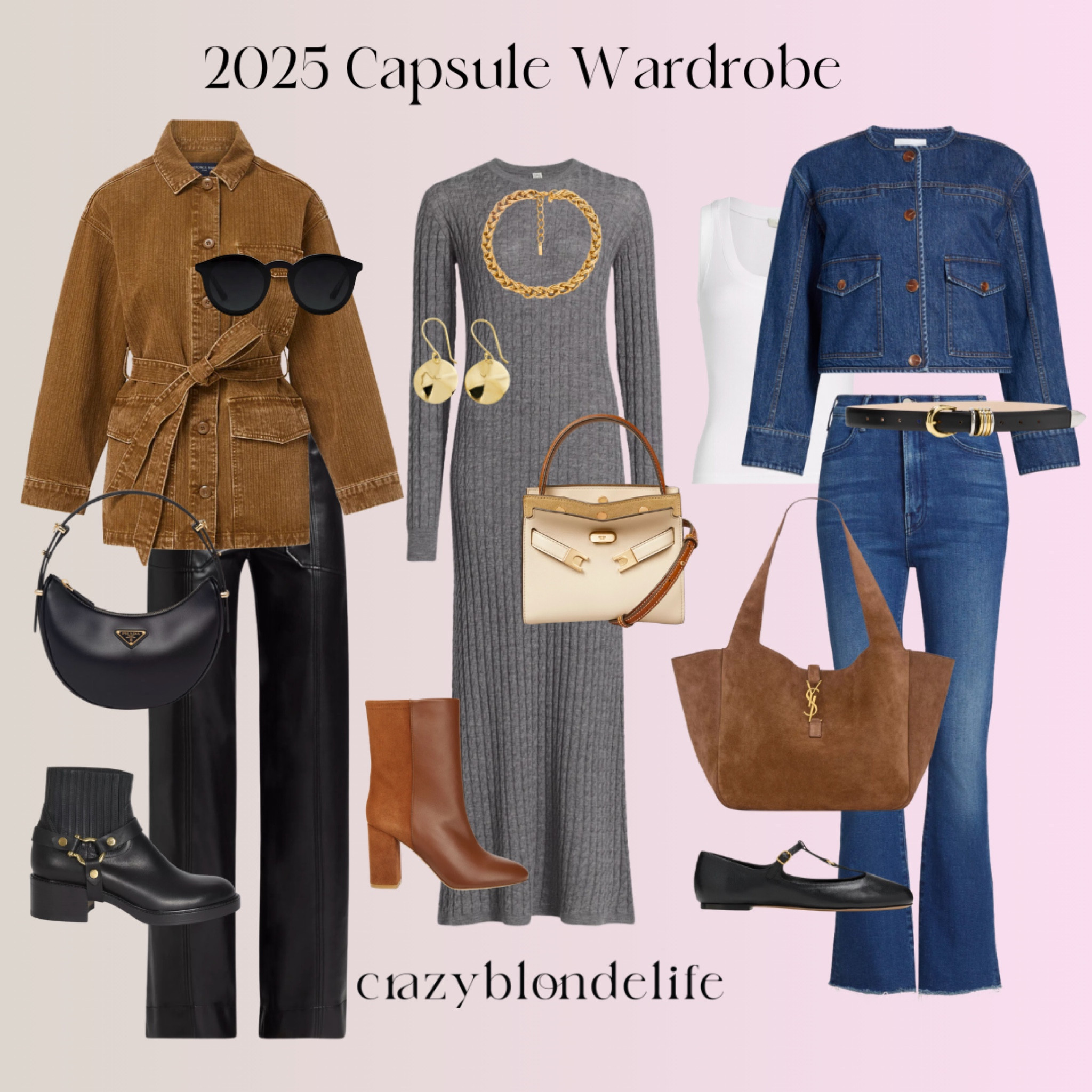 2025 Capsule Wardrobe- the perfect curation of pieces that can be styled into the Spring. A guide to choosing pieces that are versatile and easy style!🤎🖤🤍

#LTKStyleTip #LTKSeasonal #LTKGiftGuide