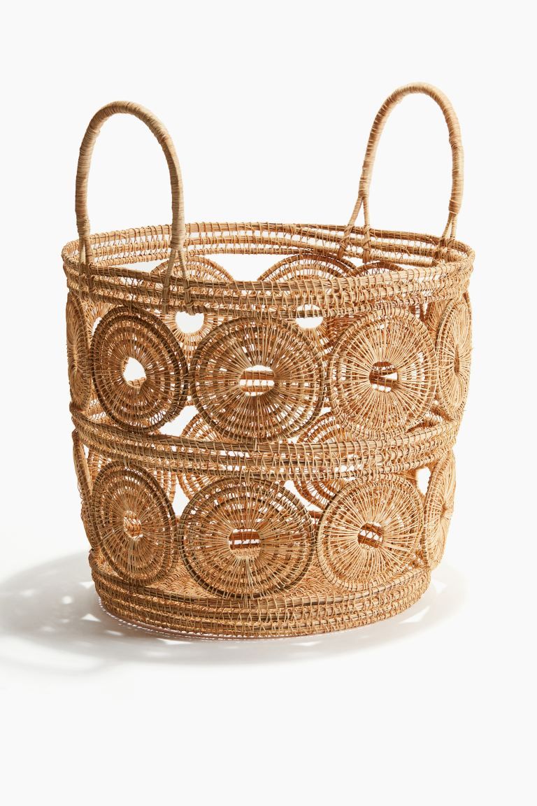 Straw Storage Basket - Light beige - Home All | H&M US | H&M (US + CA)